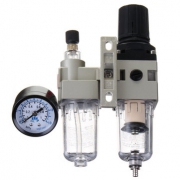 Air Regulator Dual Element with Water Dryer and Lubricator Picasso Mf-3