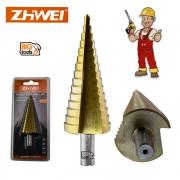 Round step drill bit HSS Cobalt 4 – 20 mm Zhiwei bits
