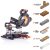 Miter Saw – Evolution Power Tools 15 Amp 10 in. Sliding Compound Miter Saw w/ Multi-Material Cutting Blade for Wood, Decking, Metal, Laminate, Plastic