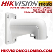 DS-1618ZJ Short Arm Indoor/Outdoor Wall Mount Bracket Hikvision PTZ DS-2DE5184-AE