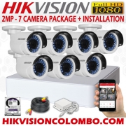 HIKVISION TURBO HD 2MP -1080P CCTV 7 CAMERA PACKAGE 25% OFF
