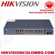 DS-3E1326P-E Web-managed PoE Switch