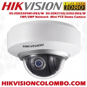 DS-2DE2204WI-DE3/W DS-2DE2103/2202-DE3/W1MP/2MP Network Mini PTZ Dome Camera