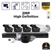 Hikvision 4 Channel IP Camera CCTV Budget Package – with Installation