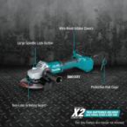 Angle Grinder – Makita 18-Volt X2 LXT Brushless 7 in.