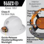 Hard Hats – Klein Tools Non-Vented Full Brim Style