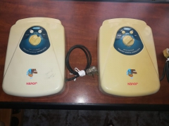 Hot water shower with pressure pump