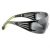 Tinted Safety Glass – 3M SecureFit 400 Black/Neon Green Frame