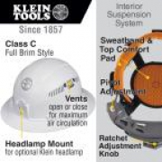 Hard Hats – Klein Tools Vented Full Brim Style Hard Hat