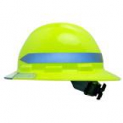 Hard Hats – Bullard Hi-Vis Full Brim Above View Hard Hat