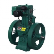 Lister type diesel engine