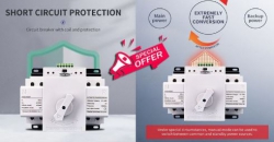 2P/4P 63A 230V/ 380V MCB type Dual Power Automatic transfer switch ATS