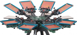 Screen printing machine – 8 color