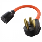 AC WORKS 10/4 30 Amp  4-Prong Dryer Plug