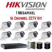 CCTV CAMERA 2MP-16 CAMERAS(HIKVISION)
