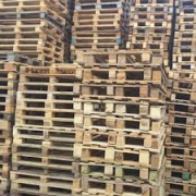 One time used IPPC wooden pallet