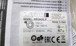 ITALY Vacuum Cleaner LAVOR Kronos – IF