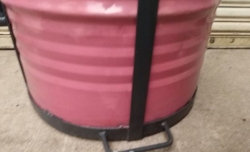 Hoist frame concrete bucket 1/2 barrel