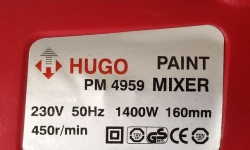 Paint Putty Poty Mixer Hugo 4959 1400 W