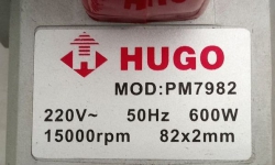 Power Planer Machine Electric Hugo PM 7982 Alloy Housing
