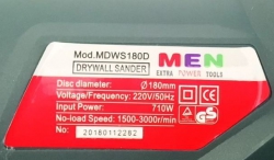 Drywall Dry Wall Sander MEN MDWS 180SD 710 Watts