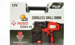 Cordless Drill Hugo 4110 12V Battery Cord Less Screwdriver Screw Driver