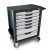 TOPTUL 7 DRAWER MOBILE TOOL TROLLEY