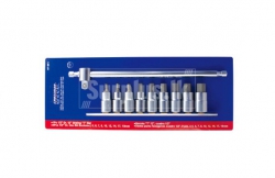 Crossman 1/2″ Drive Hex Bit Socket Set – 10 Pcs