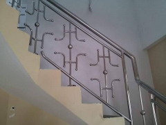 stainless hand railings